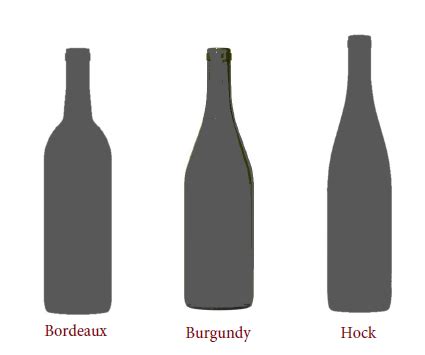 burgundy vs bordeaux bottle shape.